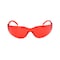 Bison Life Crystal, Safety Glasses, Anti-Scratch, Red Lens, Frameless BLSH-ESCR-CLCT-SG2R-12 - alternate 8